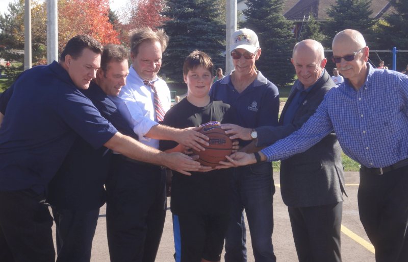 New Basketball Court In Arkell