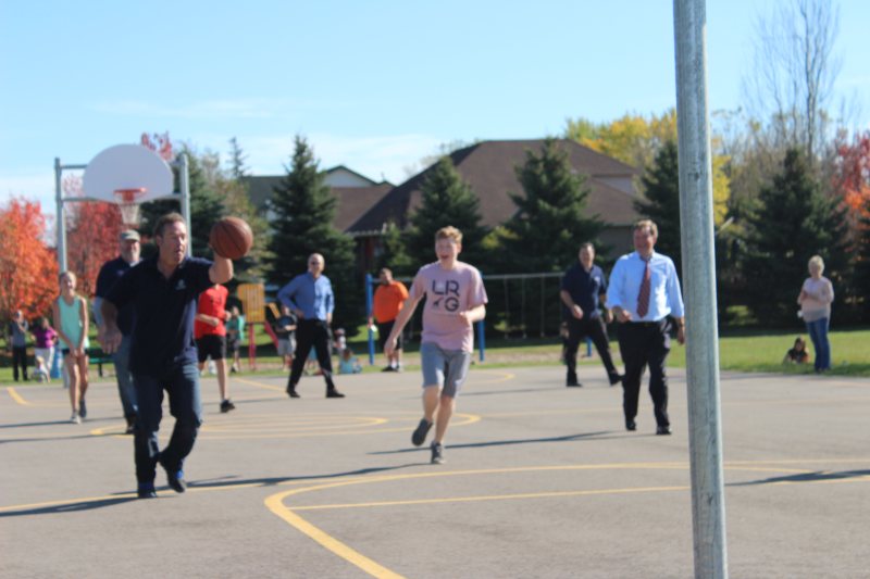 New Basketball Court In Arkell