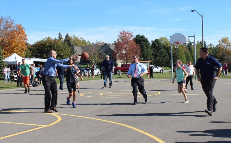 New Basketball Court In Arkell