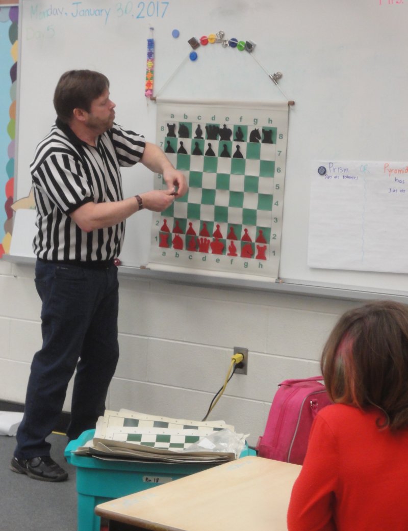 Chess at Aberfoyle Public School in Puslinch