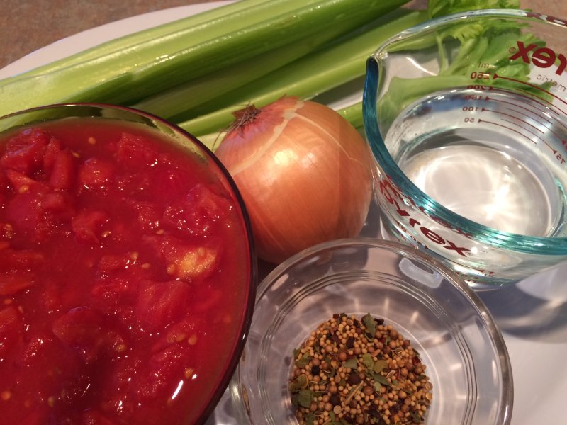 Ingredients for chili