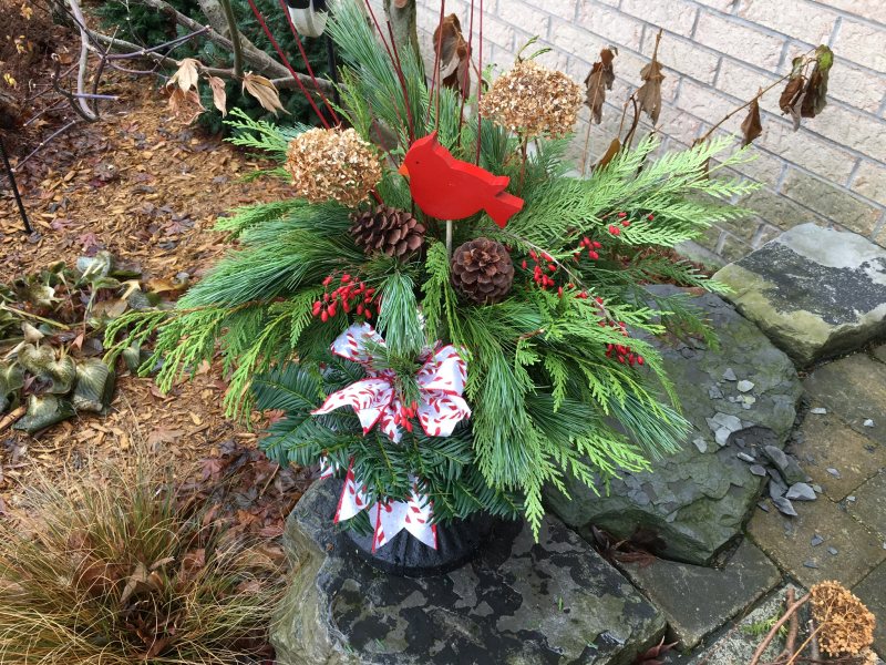 Christmas Urn